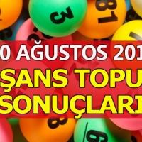 30 Ağustos 2017 Çarşamba Şans Topu sonuçları açıklandı | millipiyango.gov.tr