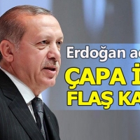 Cumhurbaşkanı Erdoğan: Çapa taşınacak