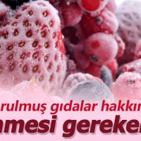 Dondurulmuş gıdalar hakkında bilinmesi gerekenler