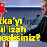 Erdoğan, Rakka'daki Öcalan posterlerine tepki gösterdi