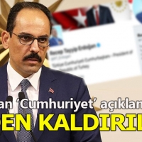 İbrahim Kalın'dan 'Türkiye Cumhurbaşkanı' açıklaması