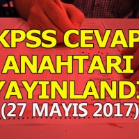 KPSS cevap kağıtları yayınlandı - ais.osym.gov.tr - KPSS 2017 A Grubu ve Öğretmenlik