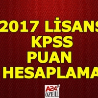 KPSS puan hesaplama, kaç net kaç puan eder, 2017 KPSS puan hesaplama robotu
