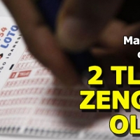 Makineye oynattığı lotoyla zengin oldu