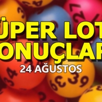 Süper Loto Sonuçları açıklandı (24 Ağustos )