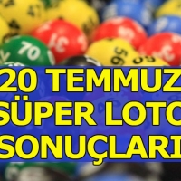 Süper Loto çekiliş sonuçları 20 Temmuz 2017 Milli Piyango İdaresi