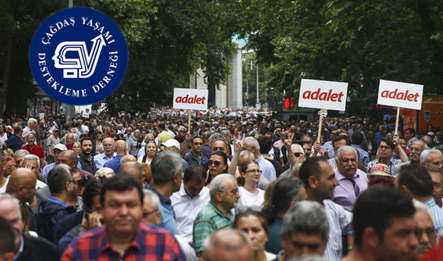 ÇYDD'den Adalet Yürüyüşü'ne destek