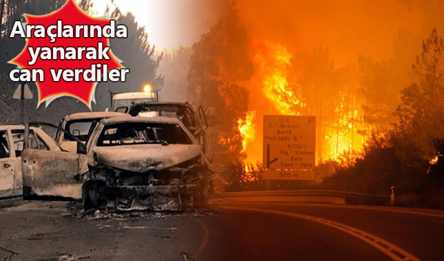 Portekiz'de korkunç yangın bilançosu: 61 ölü