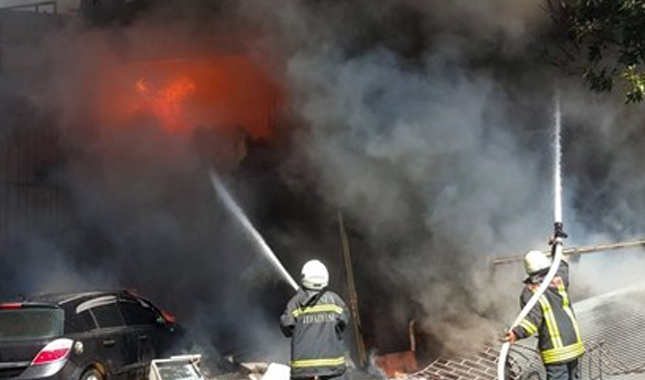 Samsun'da atölye patladı!