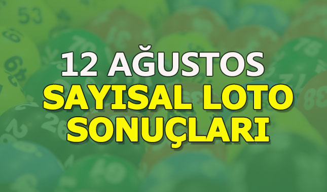 Sayısal Loto sonuçları açıklandı mı,12 ağustos 2017