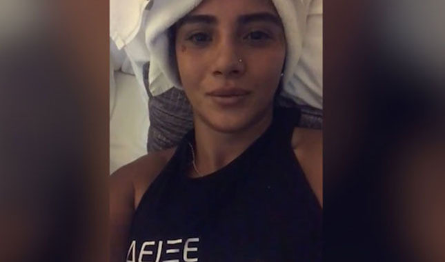 Survivor'dan elenen Sabriye'den havlulu paylaşım