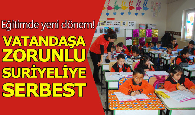 Suriyelilere okul seçme ayrıcalığı getirildi
