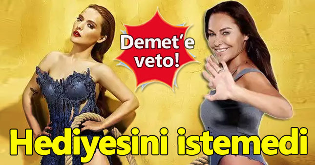 Hülya Avşar Demet Akalın'ın hediyesini kabul etmedi