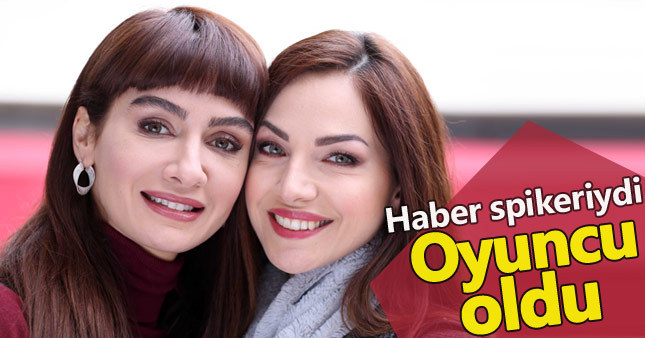 Ünlü haber spikeri oyuncu oldu