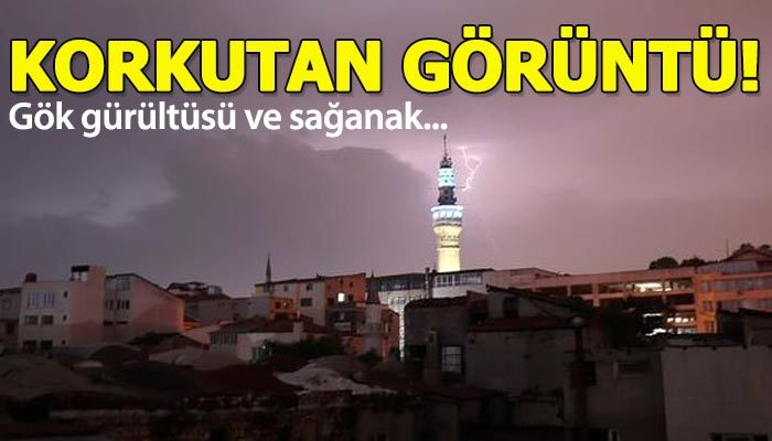 İstanbul'da sağanak yağmur etkili oluyor