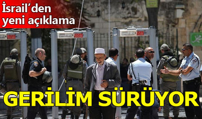 İsrail'den son dakika Mescid-i Aksa açıklaması