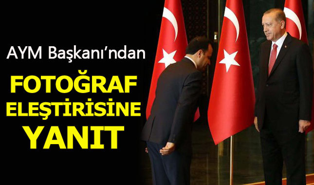 AYM Başkanı'ndan 'eğildi' iddialarına yanıt