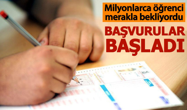 2019 YSK başvuruları başladı (YKS 2019 başvurusu son gün ne zaman?)
