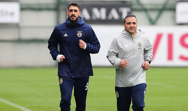 Tolga Ciğerci ilk kez antrenmanda