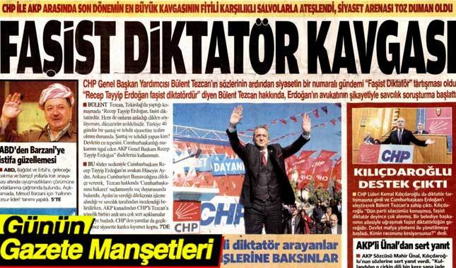 1 Kasım 2017 Gazete Manşetleri