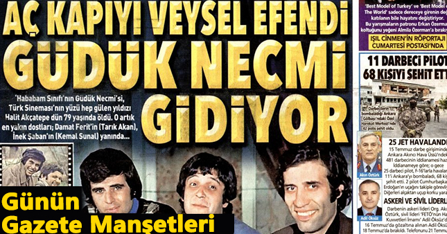 1 mart cumartesi gazete manşetleri