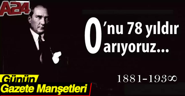 10 Kasım 2016 Gazete Manşetleri