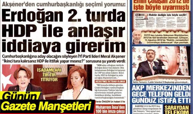 10 Şubat 2018 Gazete Manşetleri