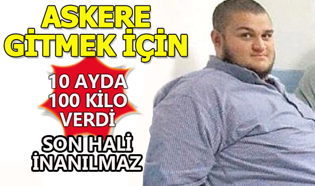 10 ayda 100 kilo verdi çakı gibi asker oldu!