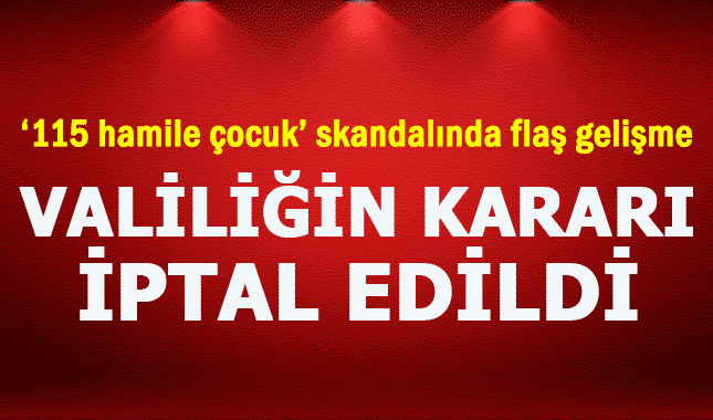 '115 hamile çocuk' skandalında yeni gelişme