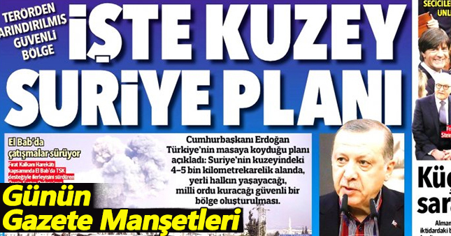 13 Şubat gazete manşetleri