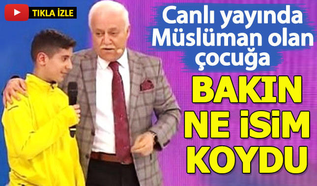 13 yaşındaki çocuğun Nihat Hatipoğlu'nun programında Müslüman olması