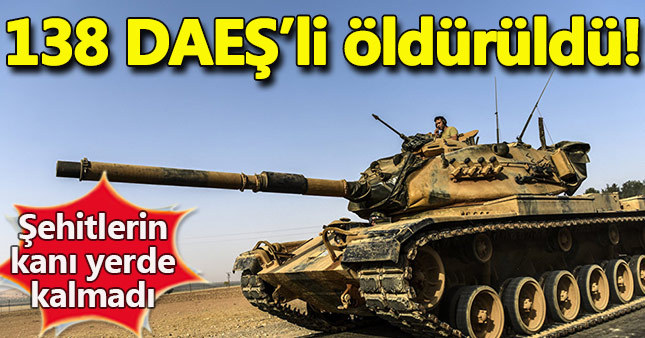 138 DAEŞ'li öldürüldü
