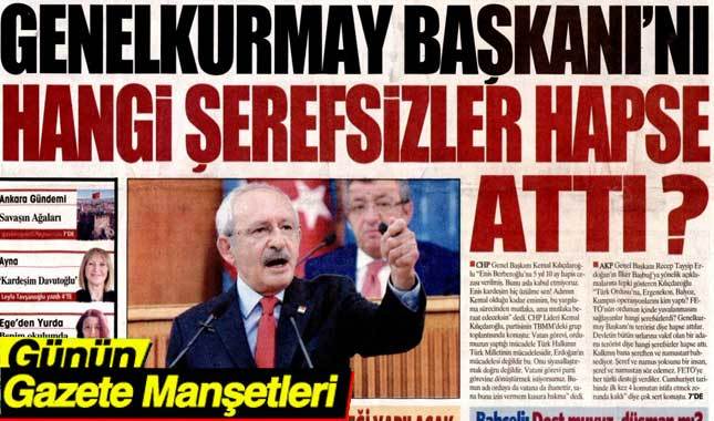 14 Şubat 2018 Gazete Manşetleri