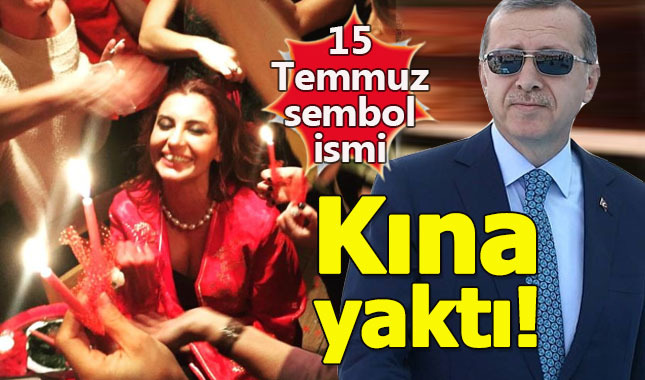 15 Temmuz'un sembol ismi Hande Fırat kına yaktı