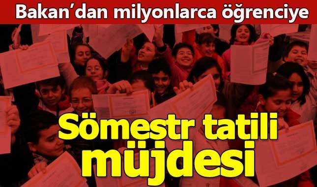 15 tatil ne zaman başlayacak - Okullar ne zaman kapanıyor - Karneler ne zaman alınacak - Sömestr tatili başlangıç bitiş