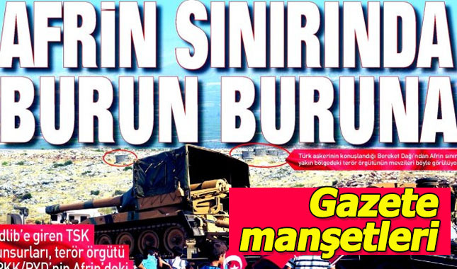 16 Ekim gazete manşetleri