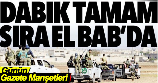 17 Ekim 2016 Gazete Manşetleri