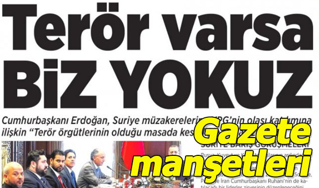 17 Kasım 2017 gazete manşetleri