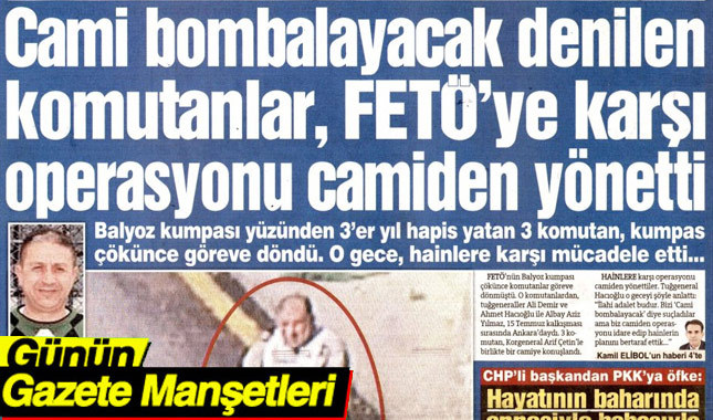 17 Temmuz 2017 Gazete Manşetleri