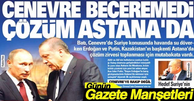 17 aralık Günün Gazete Manşetleri