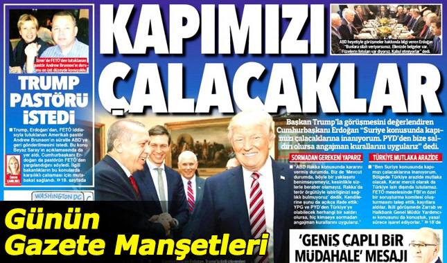 18 Mayıs perşembe gazete manşetleri