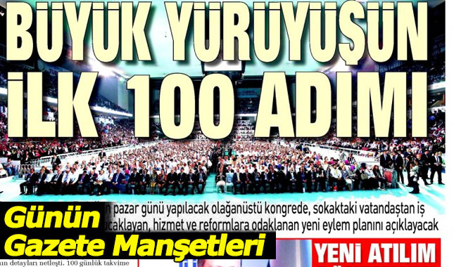 19 Mayıs 2017 gazete manşetleri
