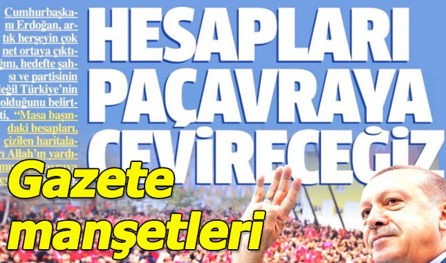 20 Kasım gazete manşetleri