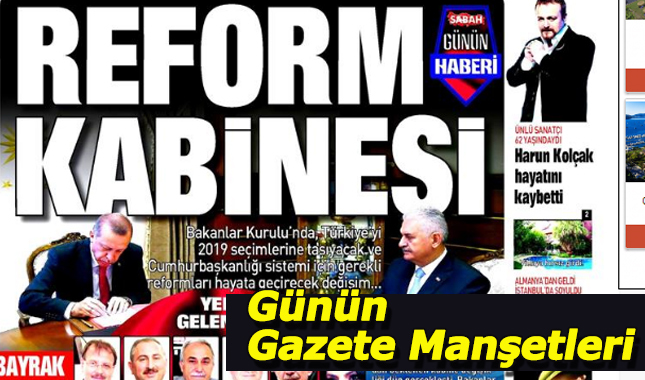 20 Temmuz gazete manşetleri