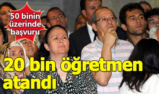 20 bin sözleşmeli öğretmenin ataması canlı yayında gerçekleşti
