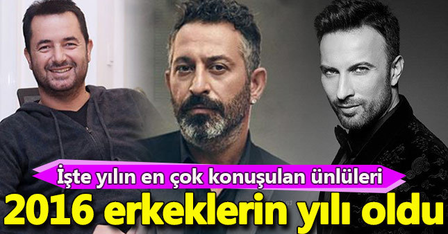 2016 yılının en çok konuşulan ünlü isimleri belli oldu