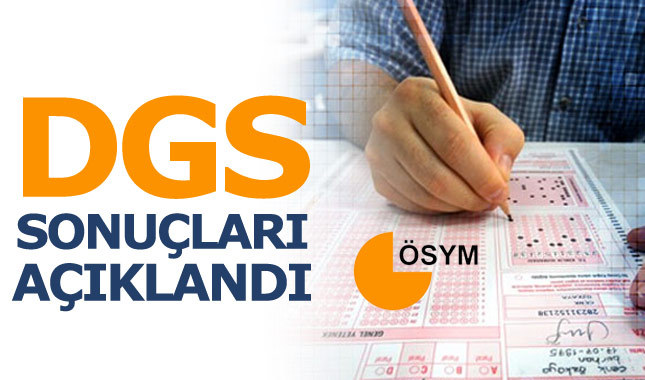 2017-2018 DGS sonuçları açıklandı - Dikey Geçiş Sınavı sonuç sorgulama sonuc.osym.gov.tr