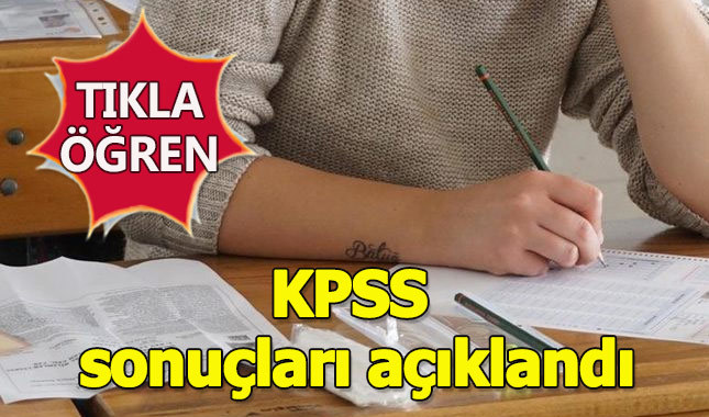 2018 KPSS Ortaöğretim sonucu öğren sorgulama ÖSYM KPSS sonuç sorgulama sistemi