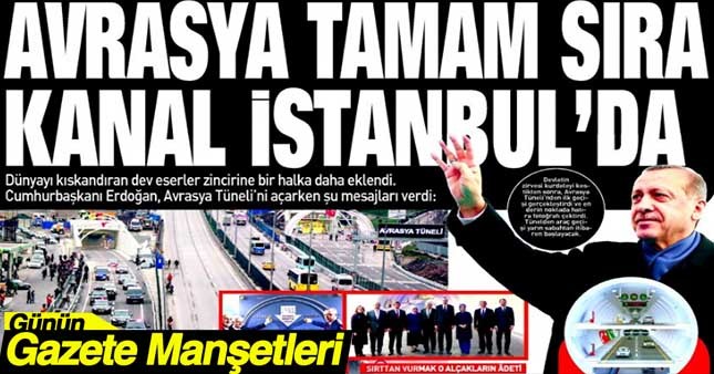 21 Aralık Gazete manşetleri