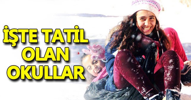 22 Aralık okullar tatil mi? Hangi illerde okullar tatil edildi
